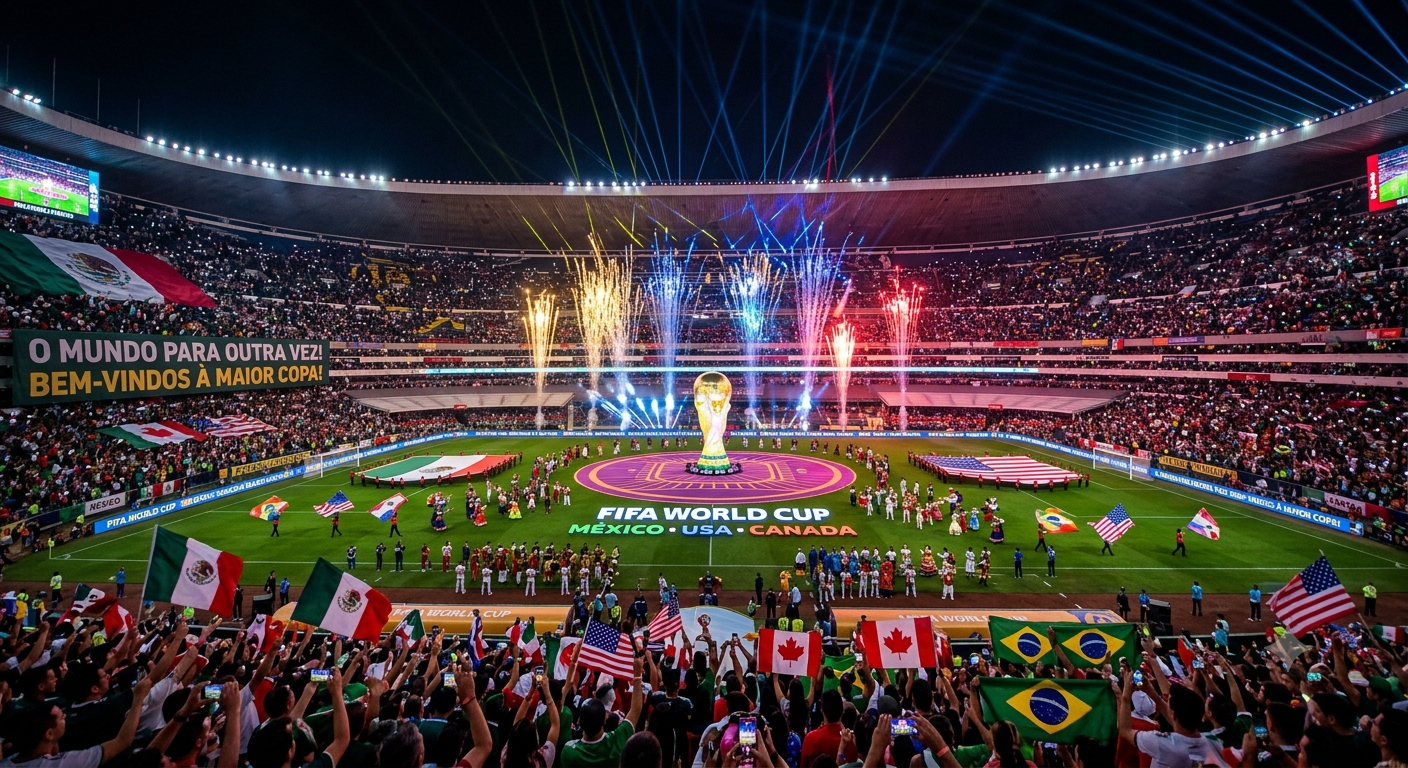 O Mundo Para Outra Vez: Está Começando a Maior Copa de Todos os Tempos!