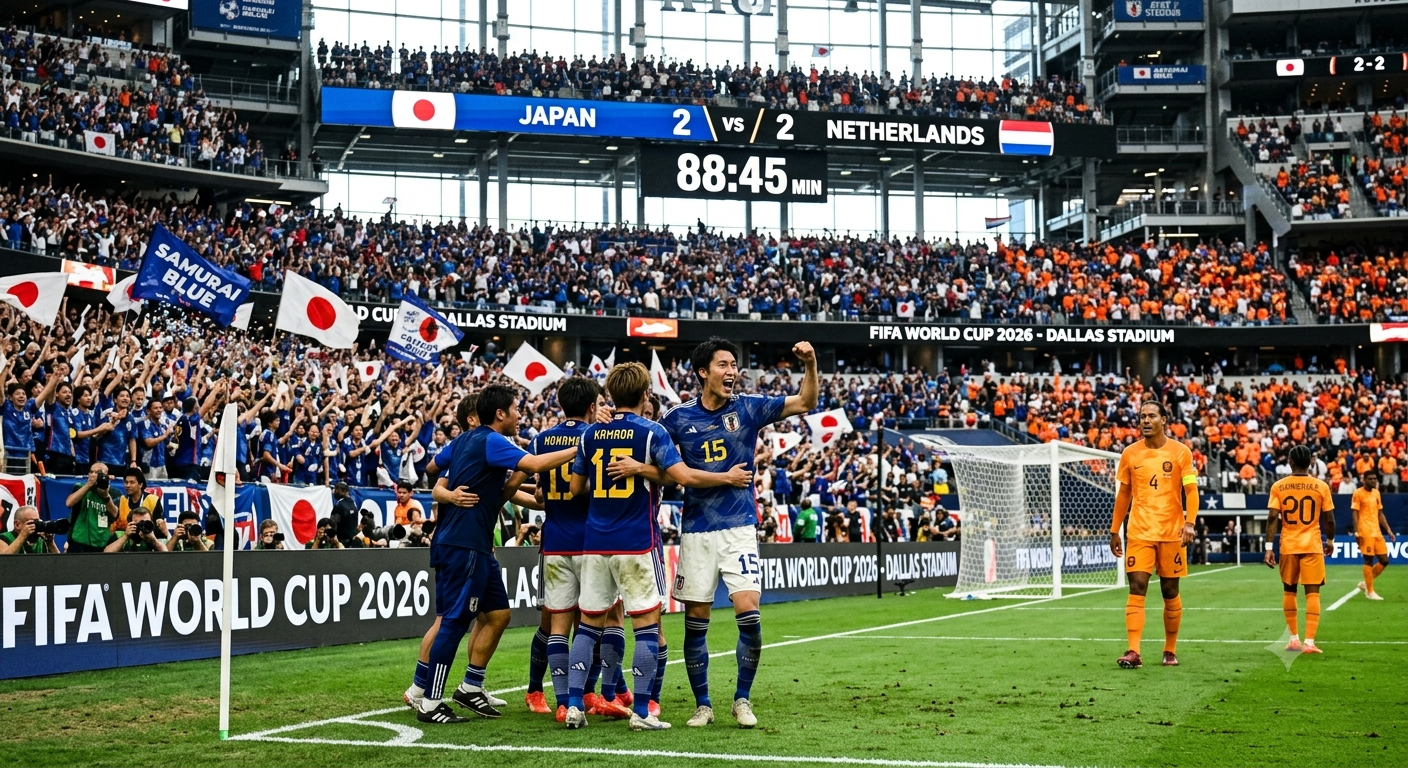 Holanda e Japão Copa do Mundo